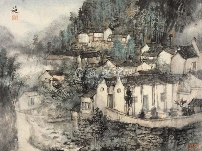 国画家丘挺字画之家