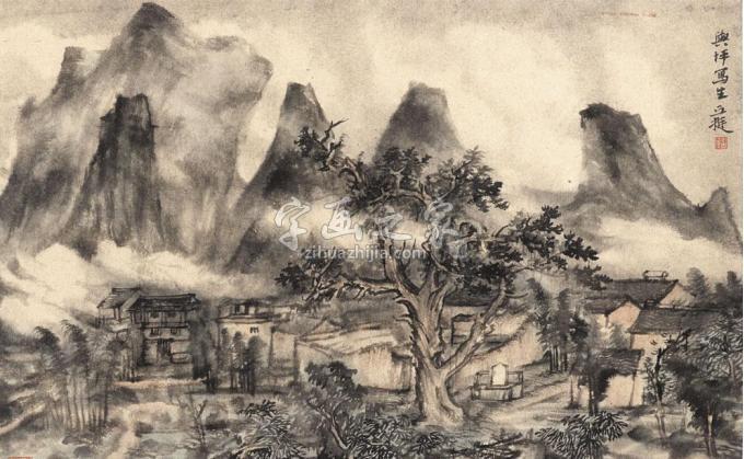 国画家丘挺字画之家