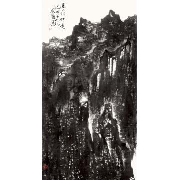 曾来德国画山水暮色祁连山字画之家