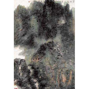 曾来德国画山水青城后山图字画之家