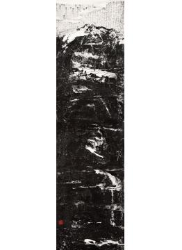 曾来德国画山水霜降之二字画之家