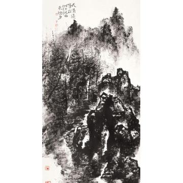 曾来德国画山水天清远峰山字画之家