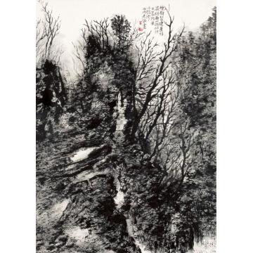 曾来德国画山水种树皆连屋字画之家