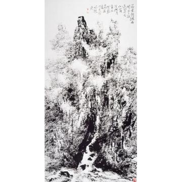 曾来德国画山水墨许山河图字画之家
