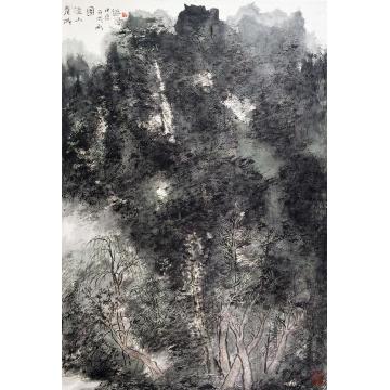 曾来德国画山水青城后山图字画之家