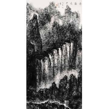 曾来德国画山水蓬溪道中字画之家