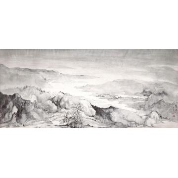 罗春波国画山水霜冷河州字画之家