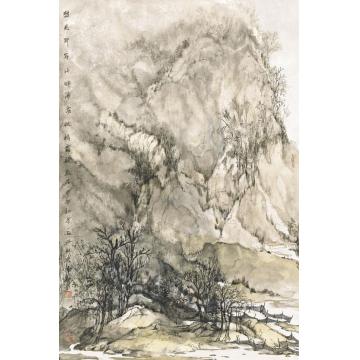 罗春波国画山水想见那年江畔字画之家