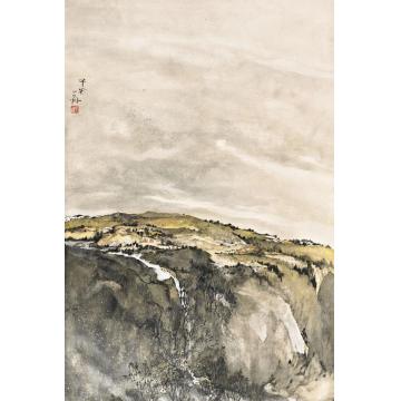 罗春波国画山水塬上云字画之家