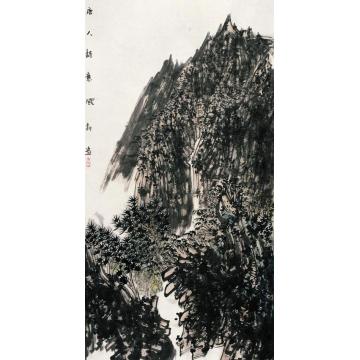 陈风新国画山水唐人诗意字画之家