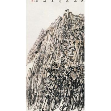 陈风新国画山水燕山深处东峪村字画之家
