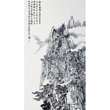 陈风新国画山水杜甫诗意图字画之家