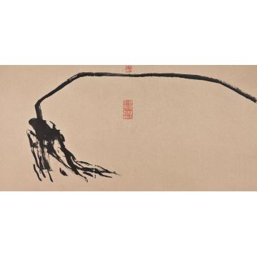 智吉（佘文涛）国画花鸟残荷-2字画之家