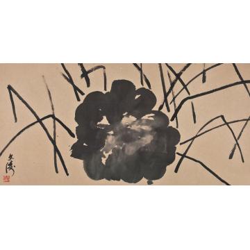 智吉（佘文涛）国画花鸟残荷-3字画之家