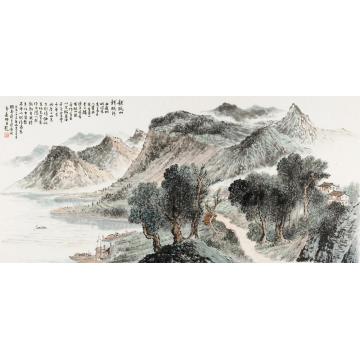 韦远柏国画山水龙眠山龙眠河字画之家