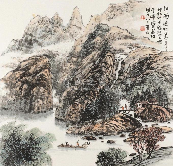国画家韦远柏字画之家