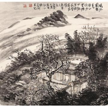 刘思东国画山水山水作品008字画之家
