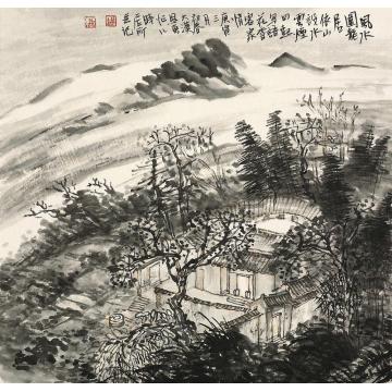 刘思东国画山水风水园龙居字画之家