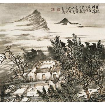 刘思东国画山水园龙烟霭字画之家