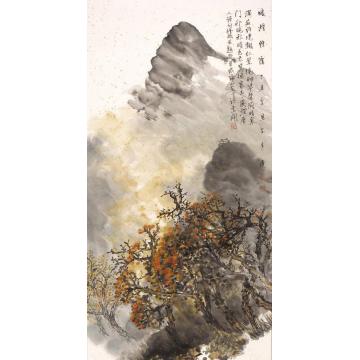 刘思东国画山水暖烟轻霭字画之家