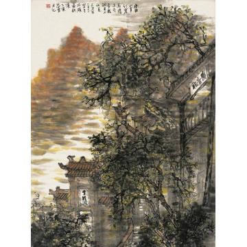 刘思东油画风景青龙洞写生字画之家