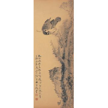 巨建伟国画花鸟秋雀图字画之家