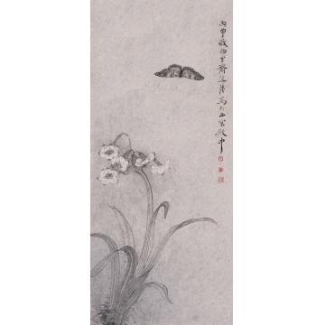 巨建伟国画花鸟引蝶图字画之家
