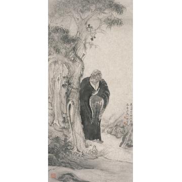 巨建伟国画人物寒林罗汉图字画之家