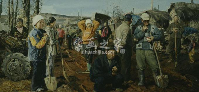 油画家骆根兴字画之家