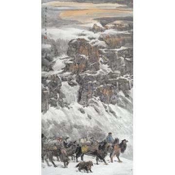 祁海峰国画人物晨光字画之家
