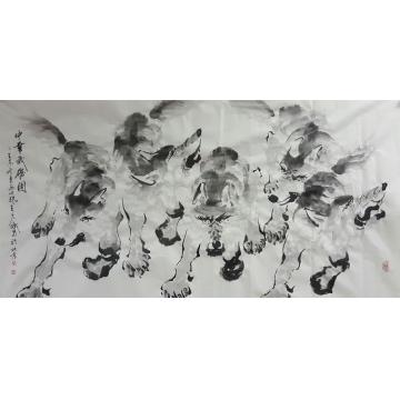 王久斌国画动物作品041字画之家