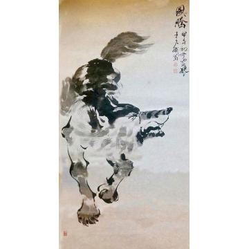 王久斌国画动物图腾3字画之家