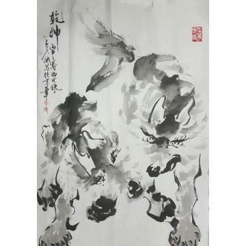 王久斌国画动物乾坤字画之家
