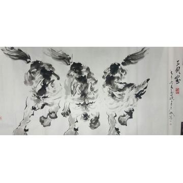 王久斌国画动物三剑客字画之家