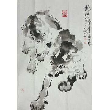 王久斌国画动物乾坤字画之家