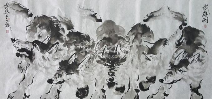 国画家王久斌字画之家