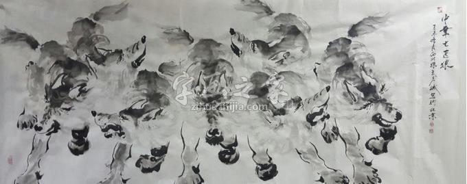 国画家王久斌字画之家