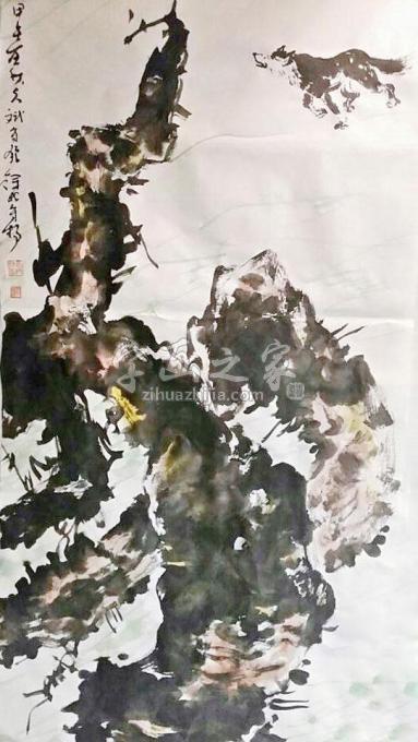 国画家王久斌字画之家
