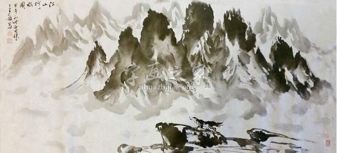 国画家王久斌字画之家