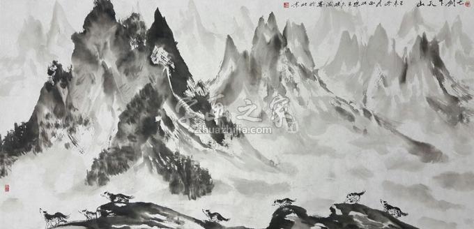 国画家王久斌字画之家