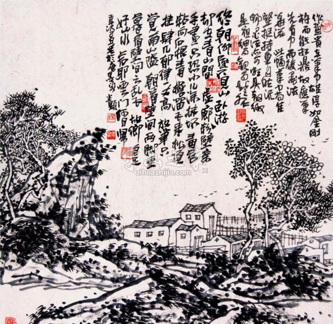 国画家杨凌波字画之家