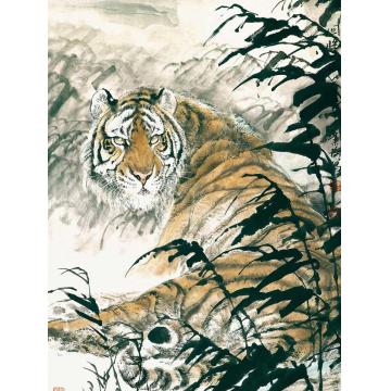 何业琦国画动物回眸字画之家
