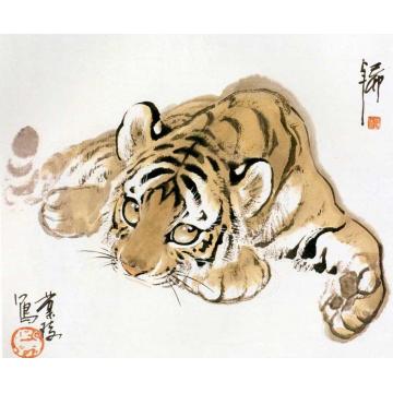 何业琦国画动物稚趣字画之家