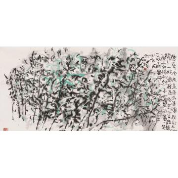 谢云墨竹横幅字画之家