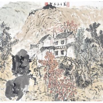 王志坚油画风景晨（2）字画之家