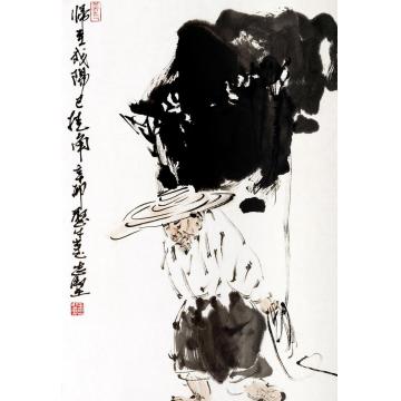 王志坚国画动物归至残阳字画之家