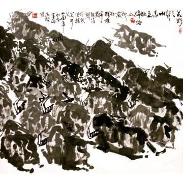 王志坚国画动物荒野之声字画之家
