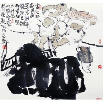 王志坚国画动物金秋时节字画之家