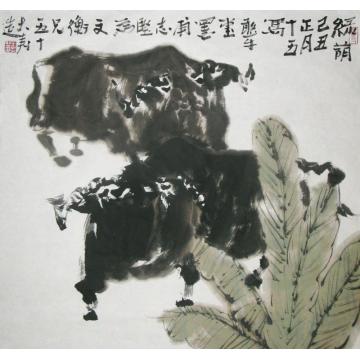 王志坚国画动物绿荫（1）字画之家