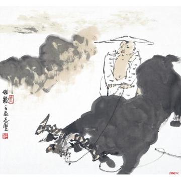 王志坚国画动物牧歌（4）字画之家